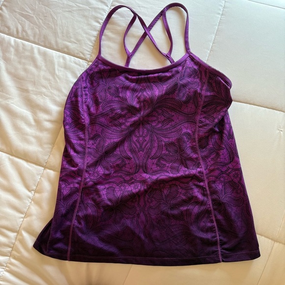 Athleta Women’s Purple Printed Harmonious Cami - Picture 2 of 8
